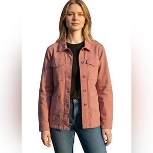 Sanctuary Pink Jacket Button Up Size Small Shacket